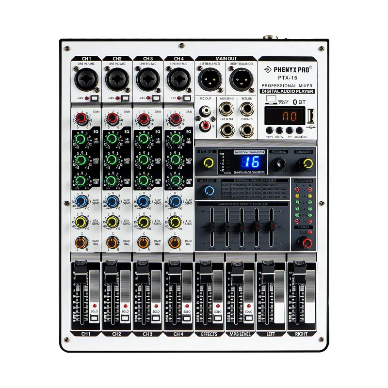 Phenyx Pro four channel mixer