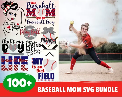 Crafty SVG baseball mom svg free digital file