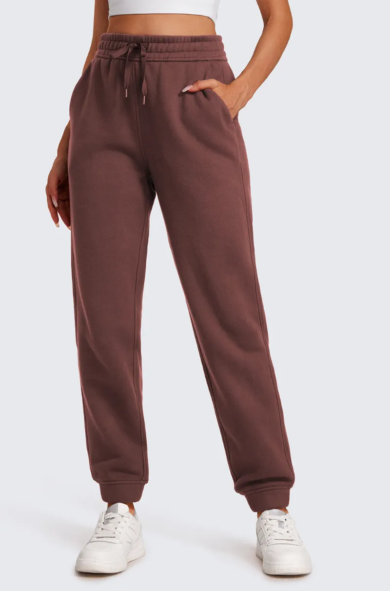 Essenther fleece lined sweatpants with warm interior lining