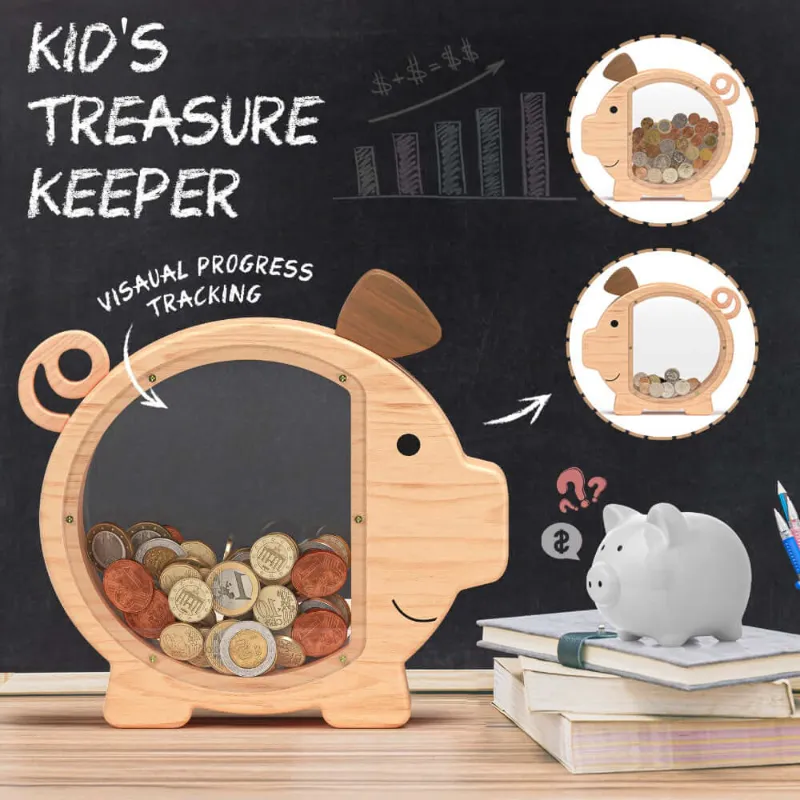 Woodemon custom piggy banks