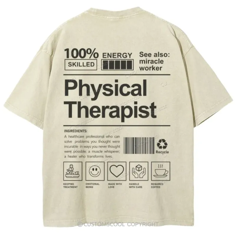 Customscool physical therapy t shirts