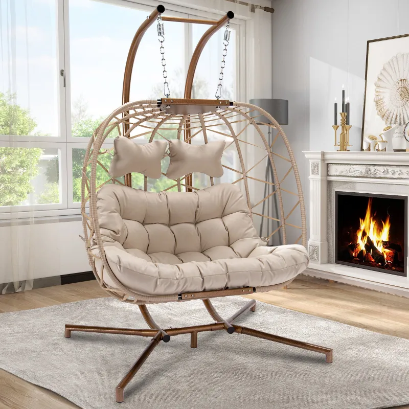 Nicesoul Furniture double egg chair swing