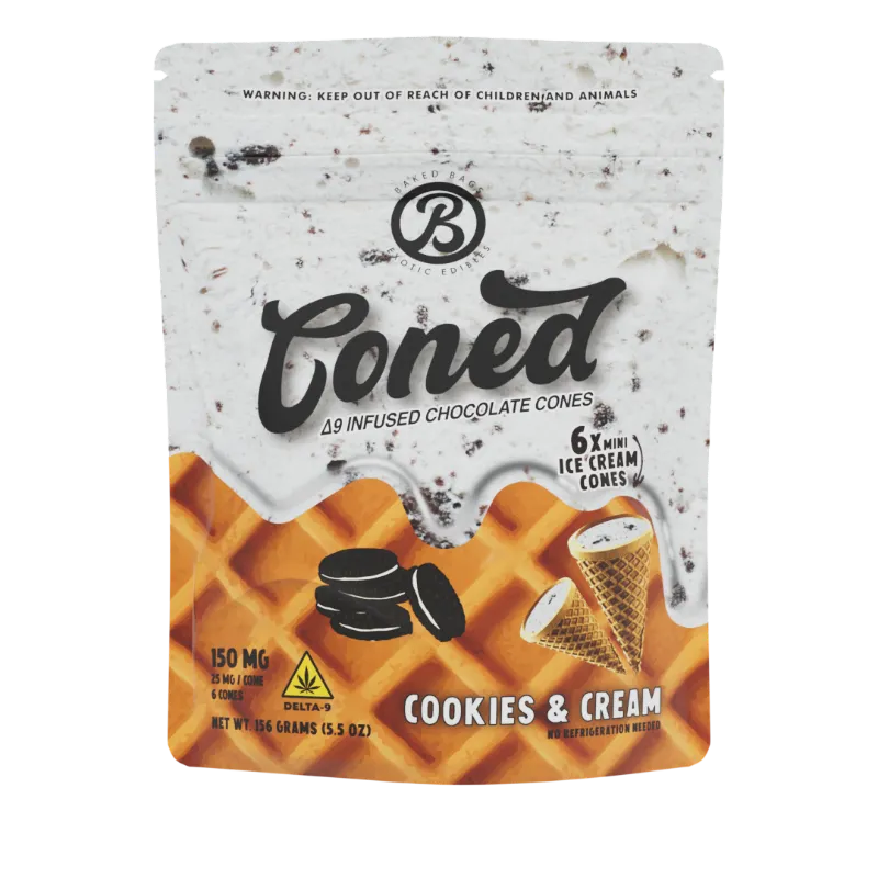 Baked Bags conical cream cream product photo