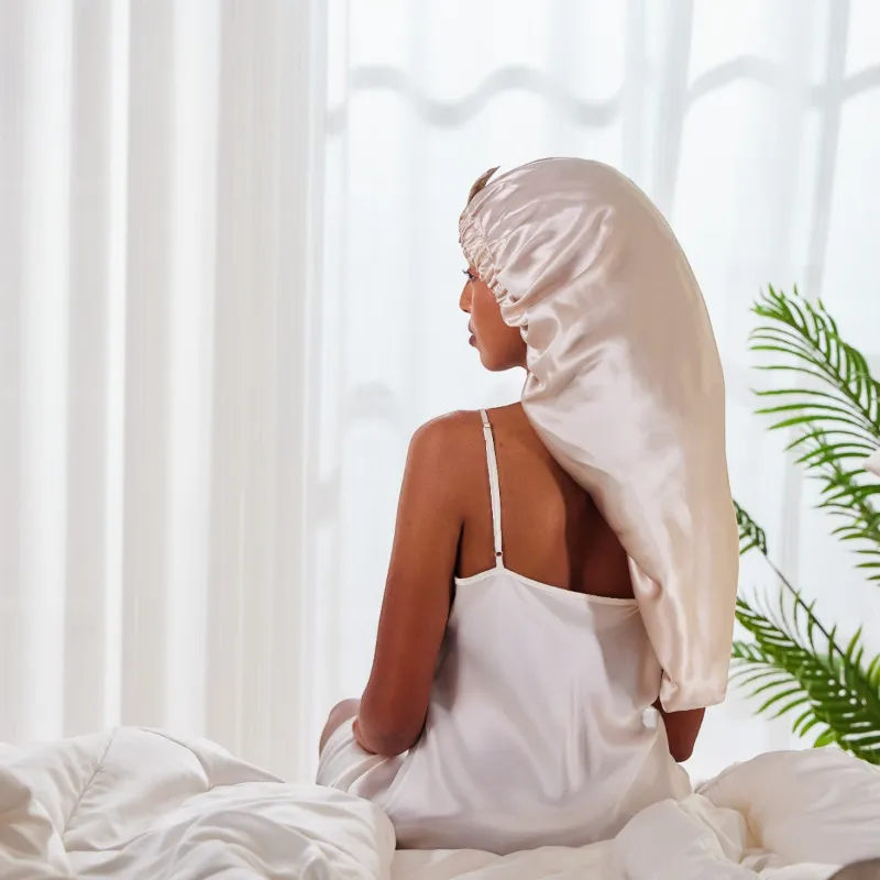 Promeed silk bonnet for braids