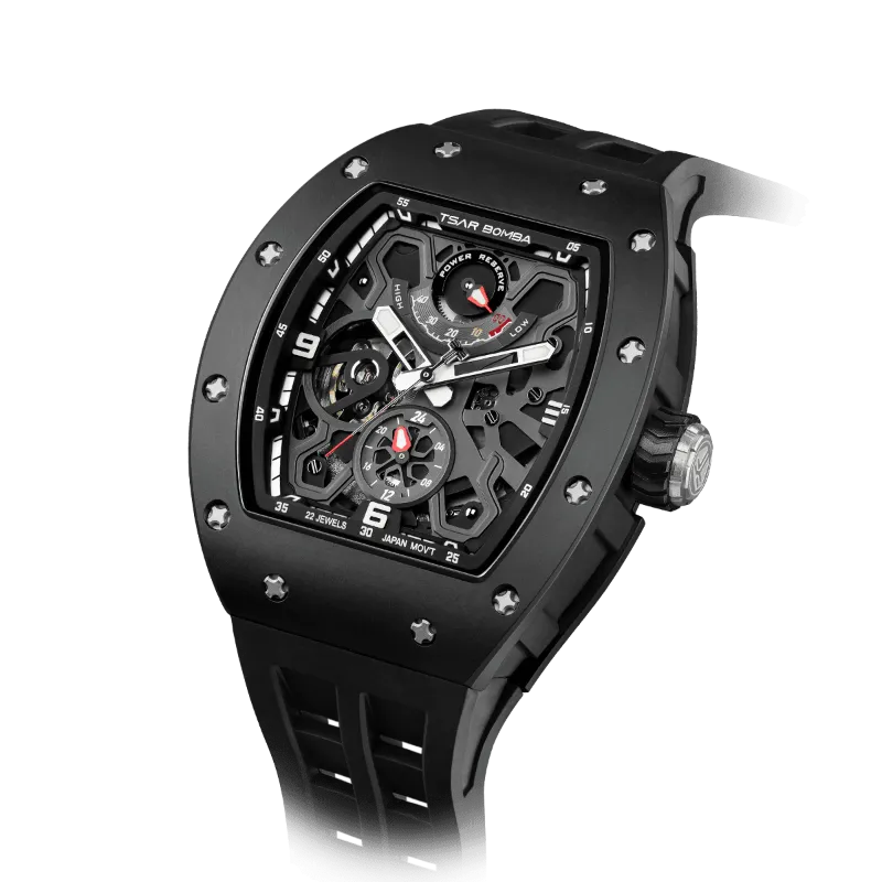 TSAR BOMBA carbon fiber watch