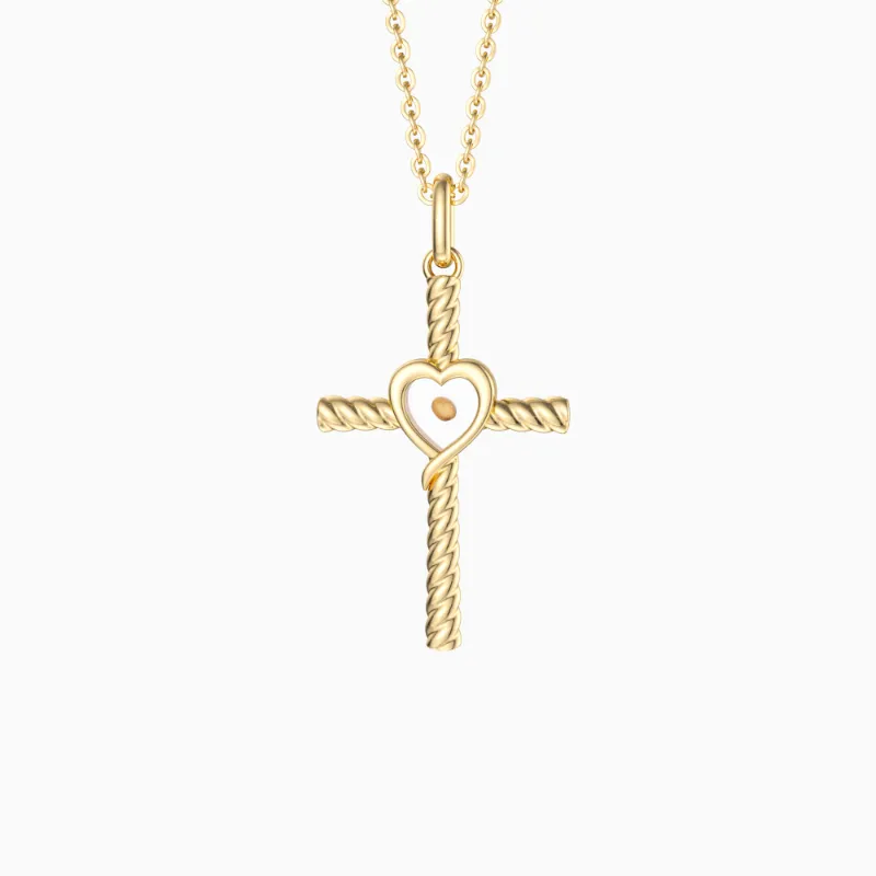 Vanimy cross necklace with pendant