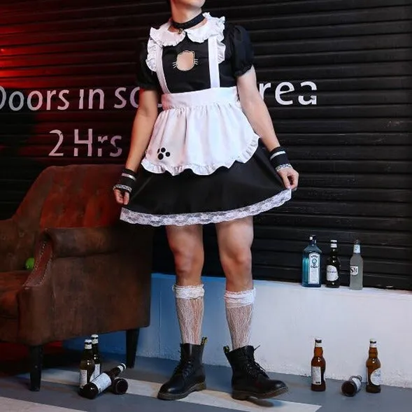 Femboy Outfit cat maid outfit costume