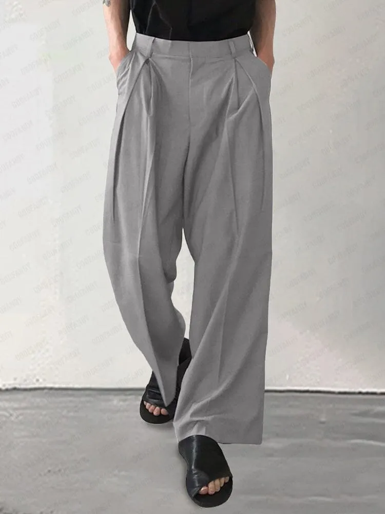 COOFANDY wide leg pleated pants
