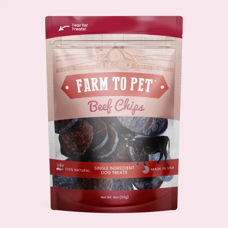 Found My Animal beef chips dog treats