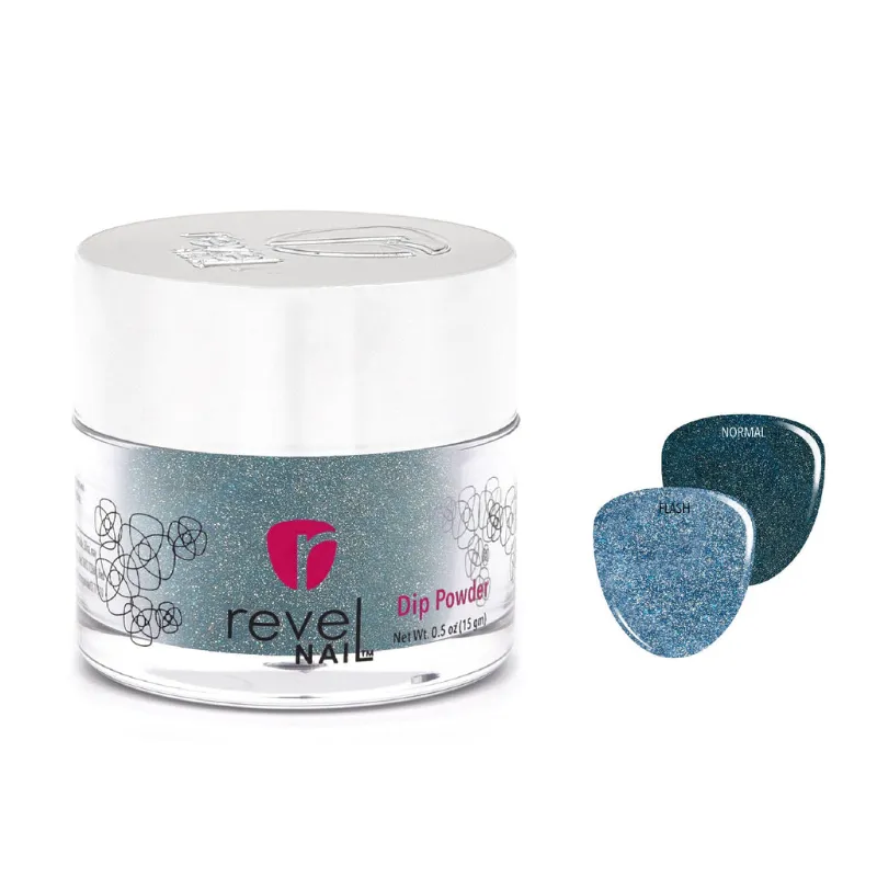 Revel Nail cobalt powder baby dip powder