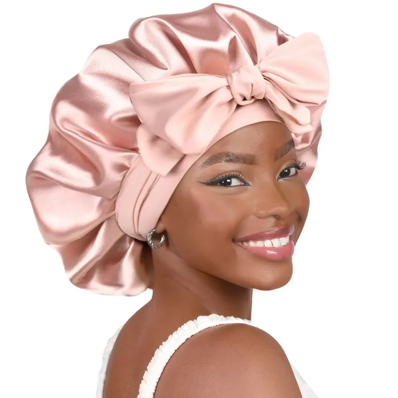 Yanibest silk bonnet with tie
