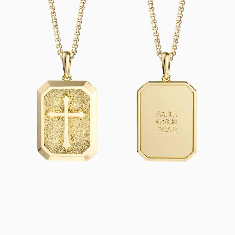 Vanimy faith over fear necklace