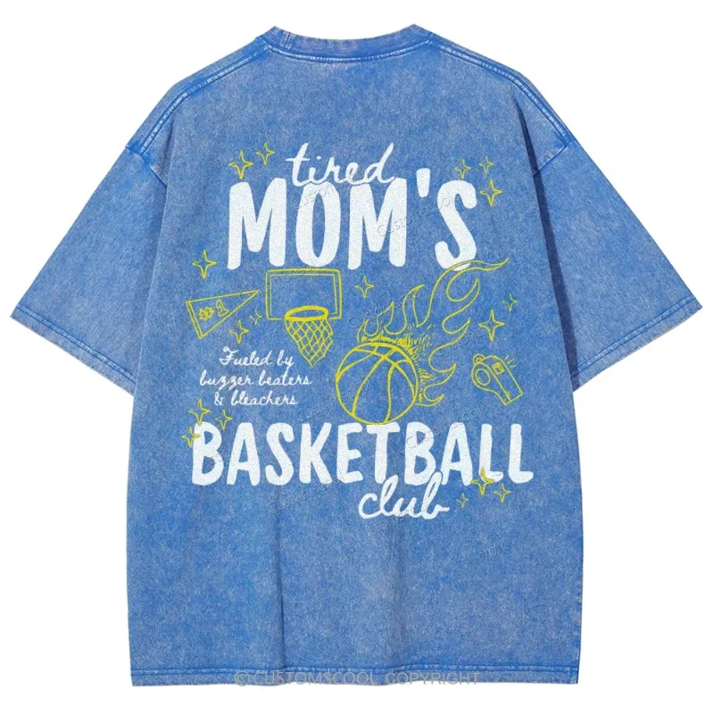 Customscool tired moms club shirt