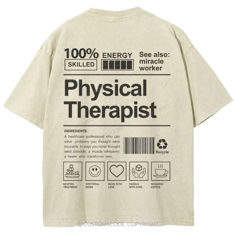 Customscool physical therapy assistant shirt