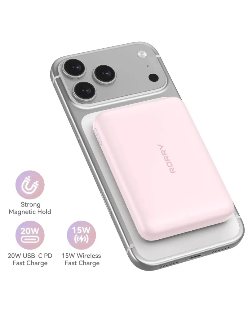 RORRY Qi 2 wireless charger pad with phone