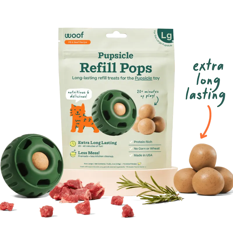 Found My Animal pupsicle refill pops