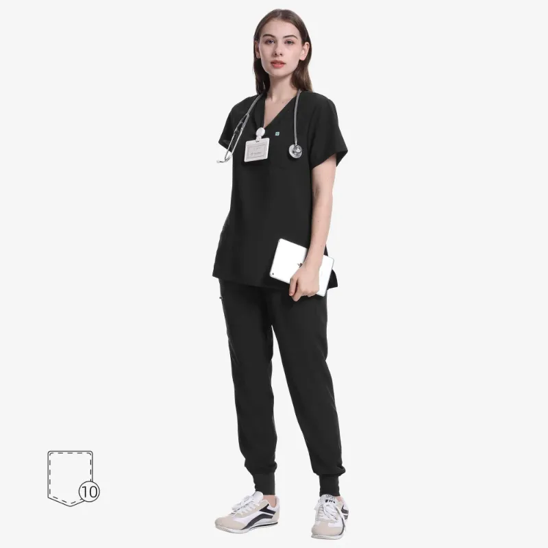 Uniforms World black scrubs