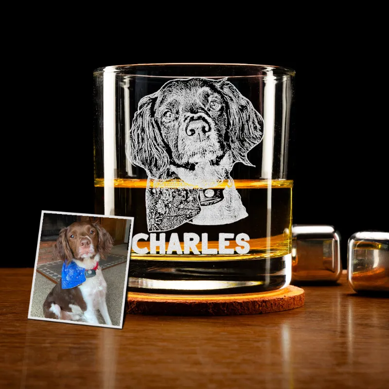 Lucy Engraving personalized whiskey glasses