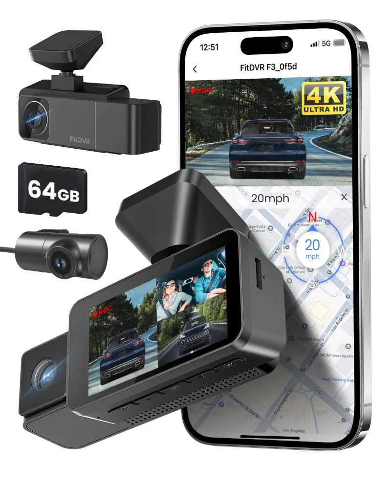 FITCAMX 1080p dashboard camera