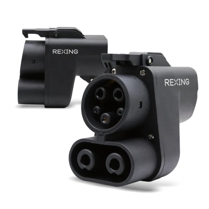 Rexing NACS to CCS adapter for electric vehicle charging