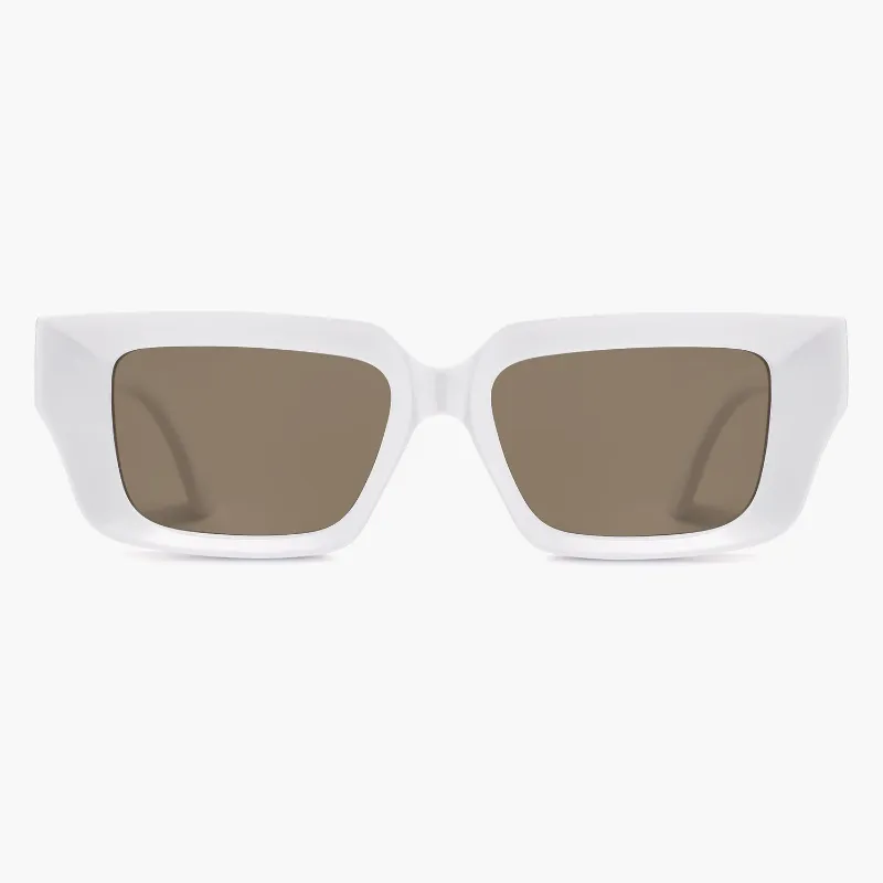 SOJOS VISION white sunglasses with light-colored frames