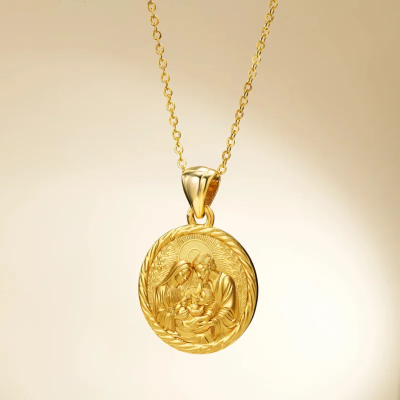 Catholight holy family medallion