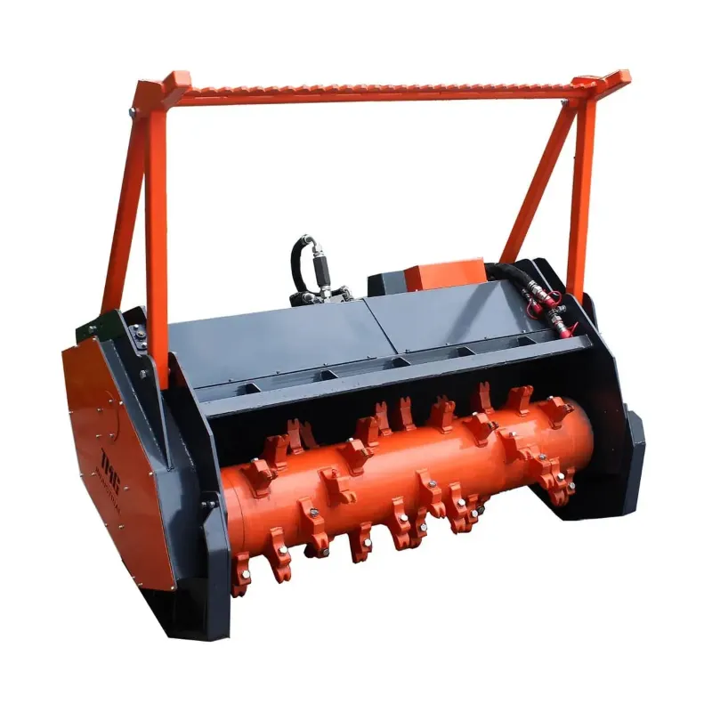 TMG Industrial drum mulcher for skid steer attachment