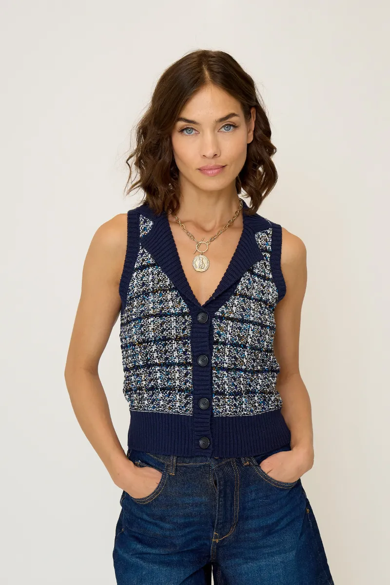 Central Park West jersey vest