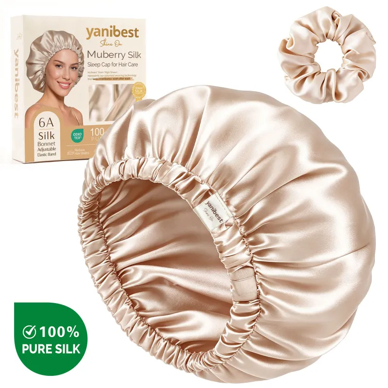 Yanibest 100 mulberry silk bonnet