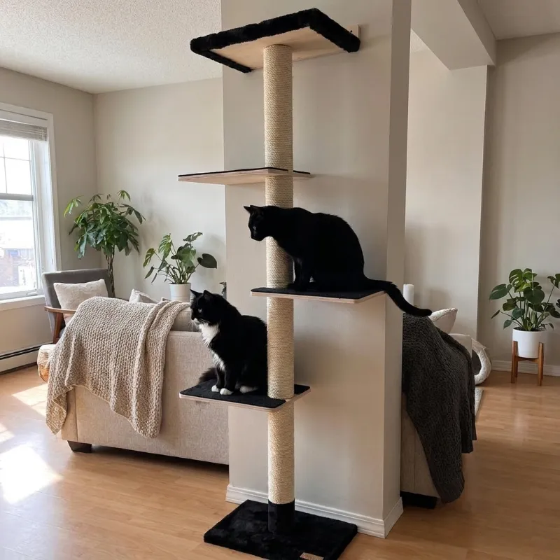 What Height Cat Tower Do I Need for Multiple Cats?