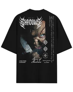 Born of Shadows chucky t shirt graphic tee