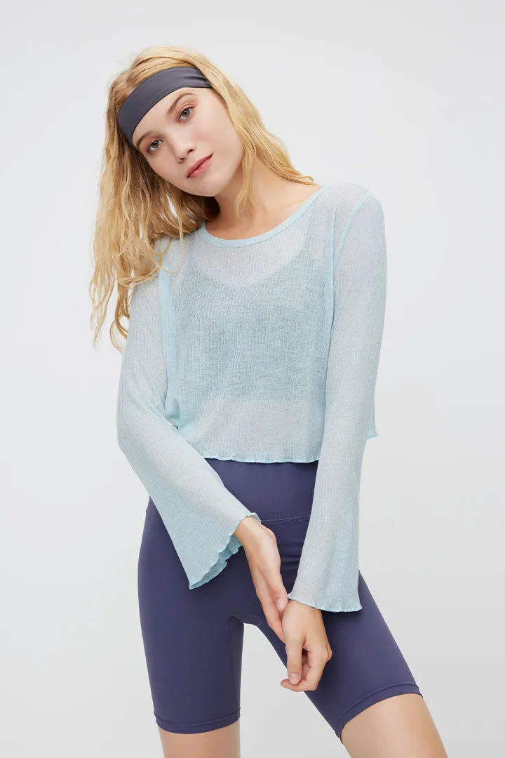 SALTUM see through workout tops