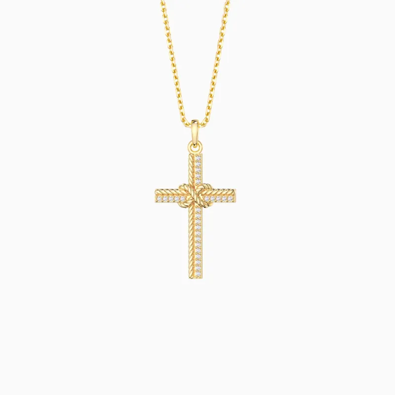Vanimy infinity cross necklace