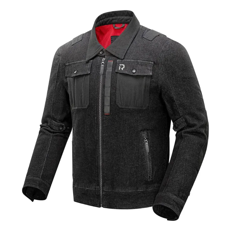 Rideiron denim motorcycle jacket for casual riding