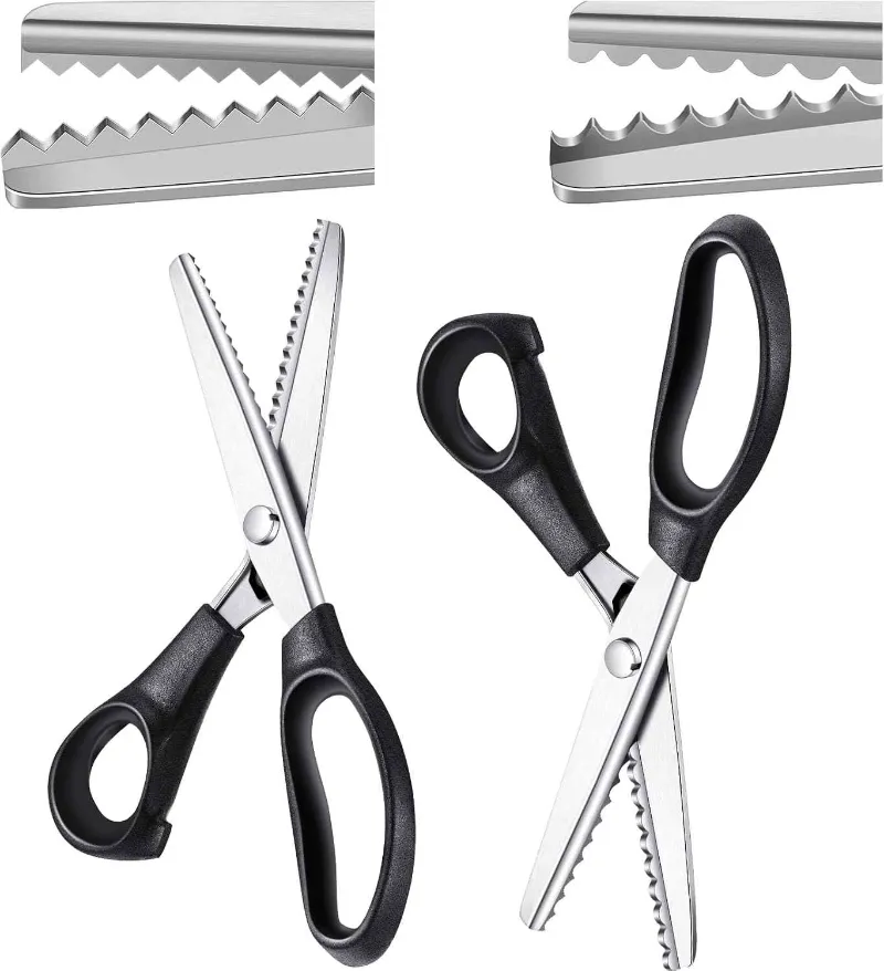 TTpen pinking shears fabric scissors with zigzag blades