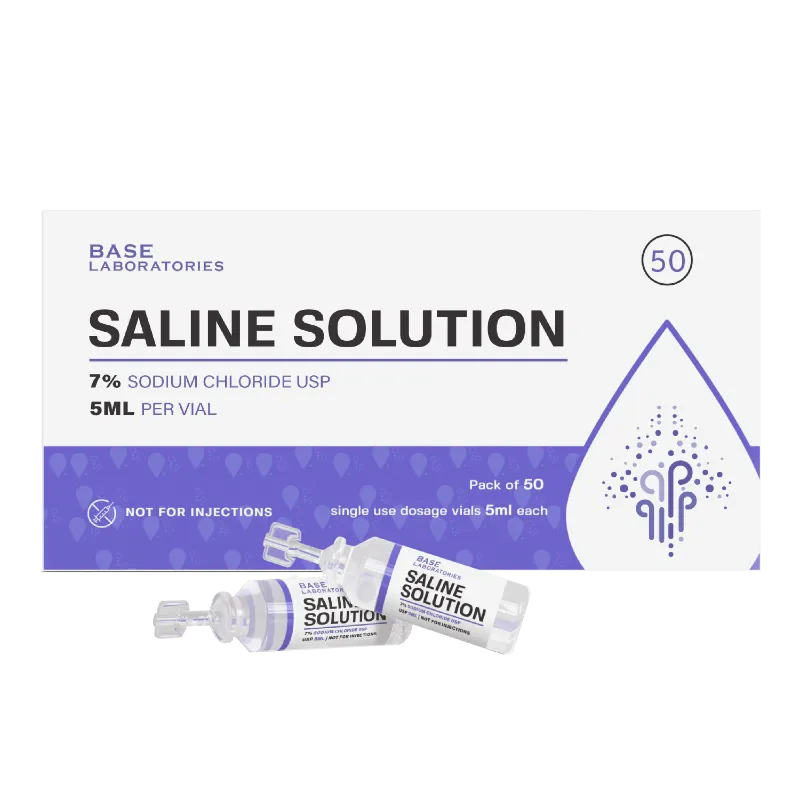 Base Laboratories saline for nebulizer saline solution