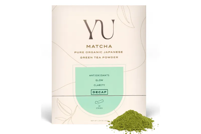 Yu Tea caffeine free matcha powdere