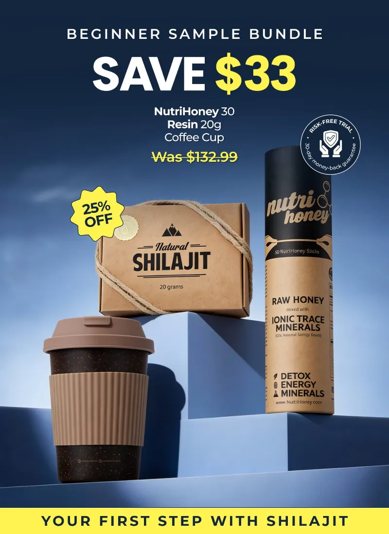 Natural Shilajit shilajit sample bundle