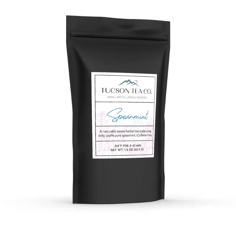 Tucson Tea Company spearmint tea herbal tea product photo