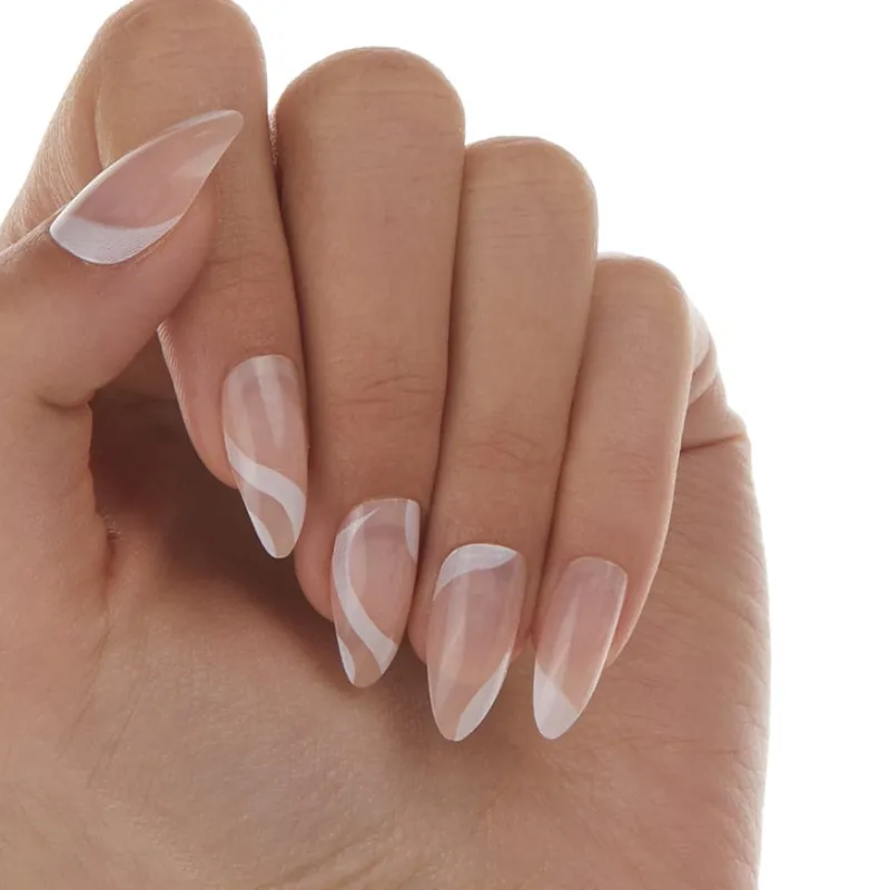Revel Nail almond press on nails