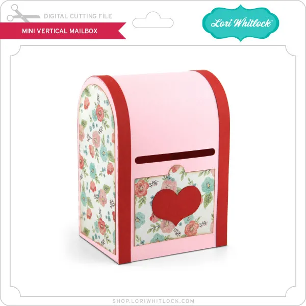 Lori Whitlock mini mailbox box template