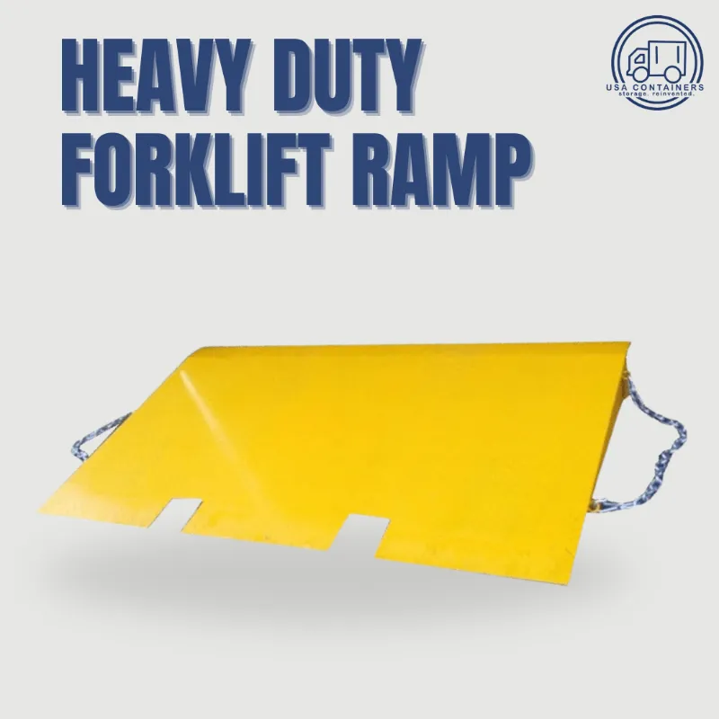 USA Containers forklift ramp