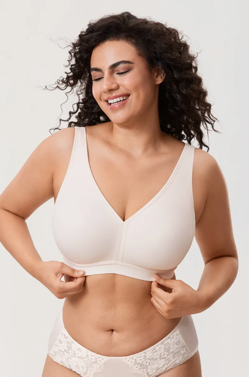 Essenther unwired bra with no wire construction