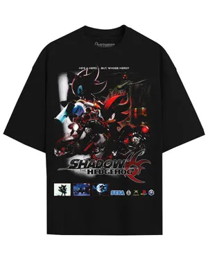 Oceandust shadow the hedgehog graphic shirt