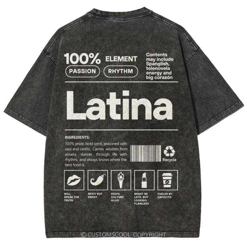 Customscool latina shirt