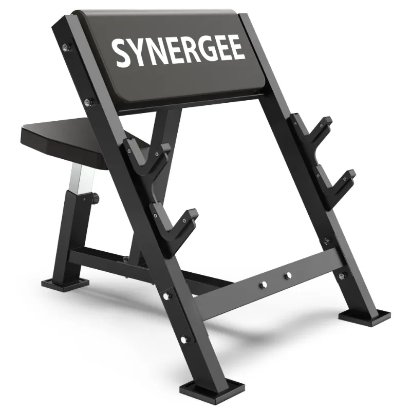 Synergee preacher curl bench curl bench