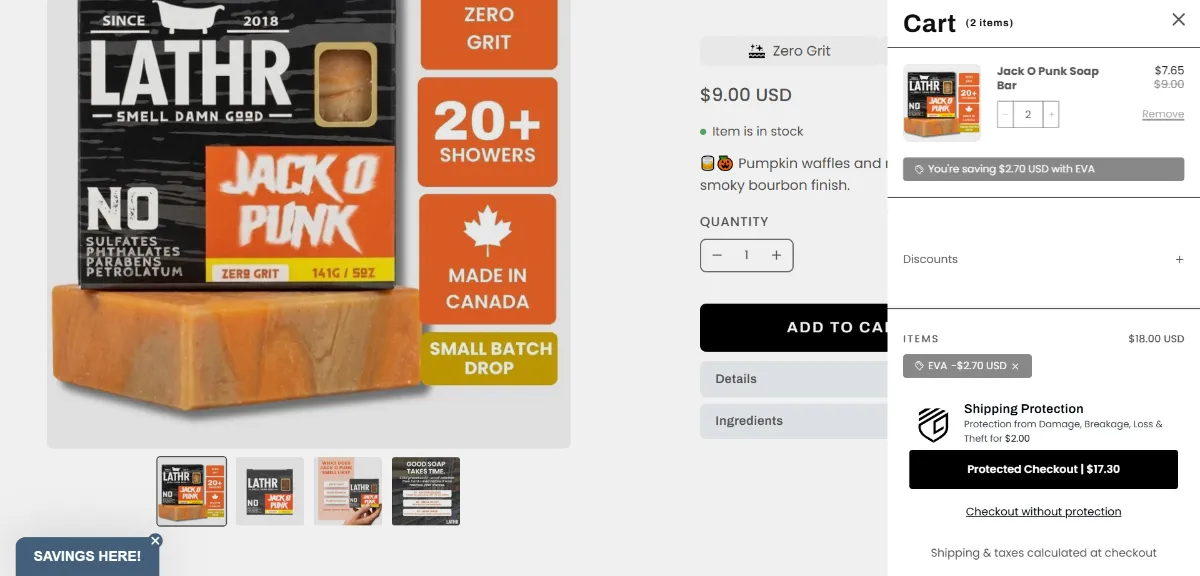 Step 2: Open your cart
