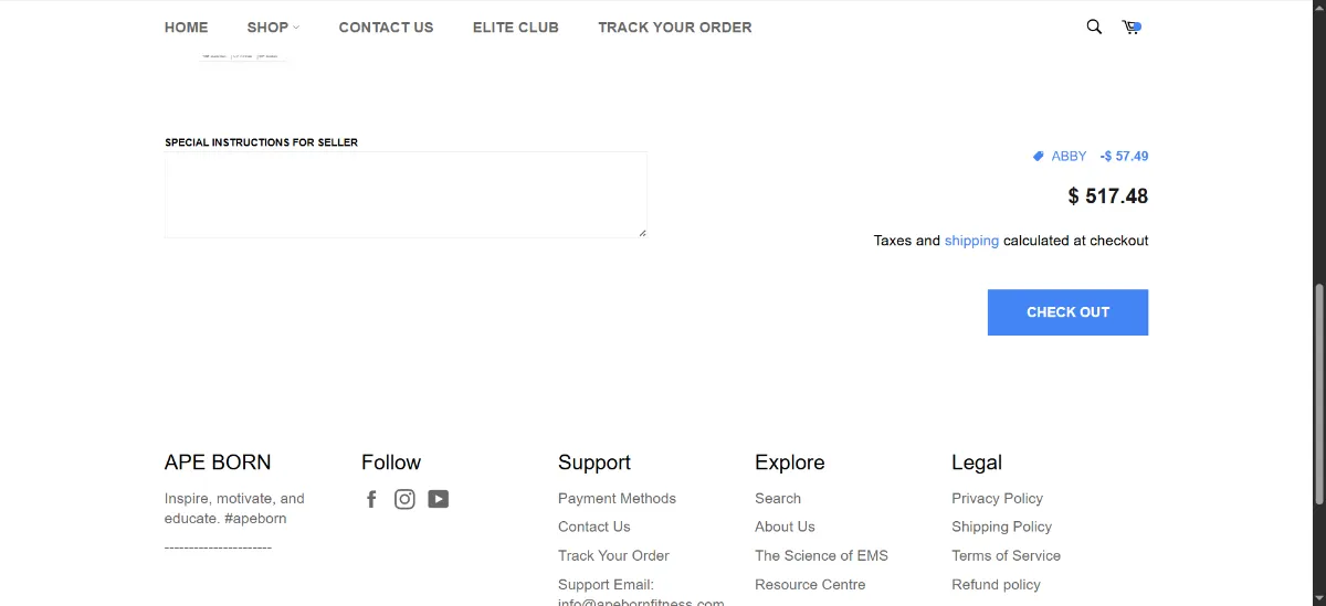 Step 2: Open your cart