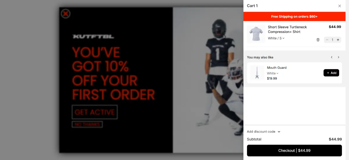Step 2: Open your cart