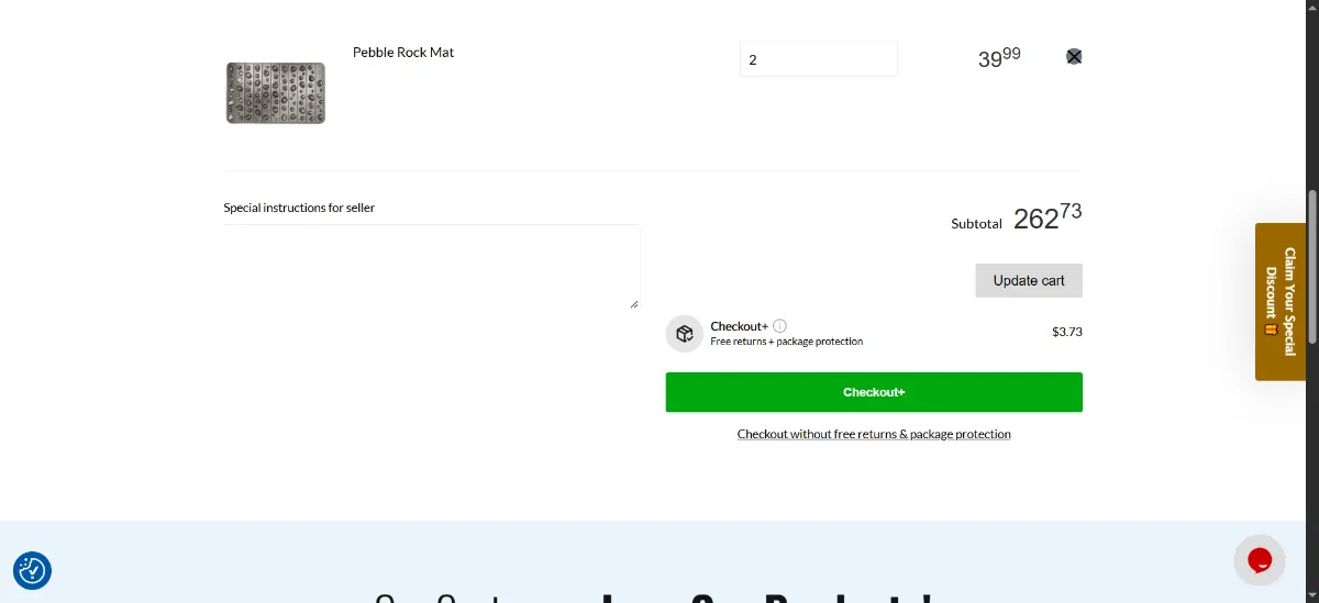 Step 2: Open your cart